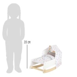 Doll's Cradle - Little Button -Baby Products Store 11813 Skizze neu