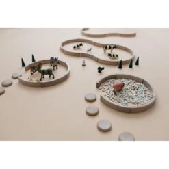 Abel Mini Curved Wooden Blocks - 66 Blocks -Baby Products Store Abel Abel Mini Curved Wooden Blocks 66 Blocks Stacking Toys 3