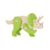Tobe Triceratops Wooden Figure