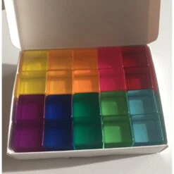 Bauspiel Lucent Cubes - 20 Pieces