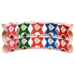 Best Years Wooden Santa Stacking Toy