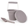 BIGJIGS Stone Grey Bucket, Spade & Flyer Set 2 BIGJIGS Stone Grey Bucket, Spade & Flyer Set -Baby Products Store BigJigs Stone Grey Bucket Spade Flyer Set