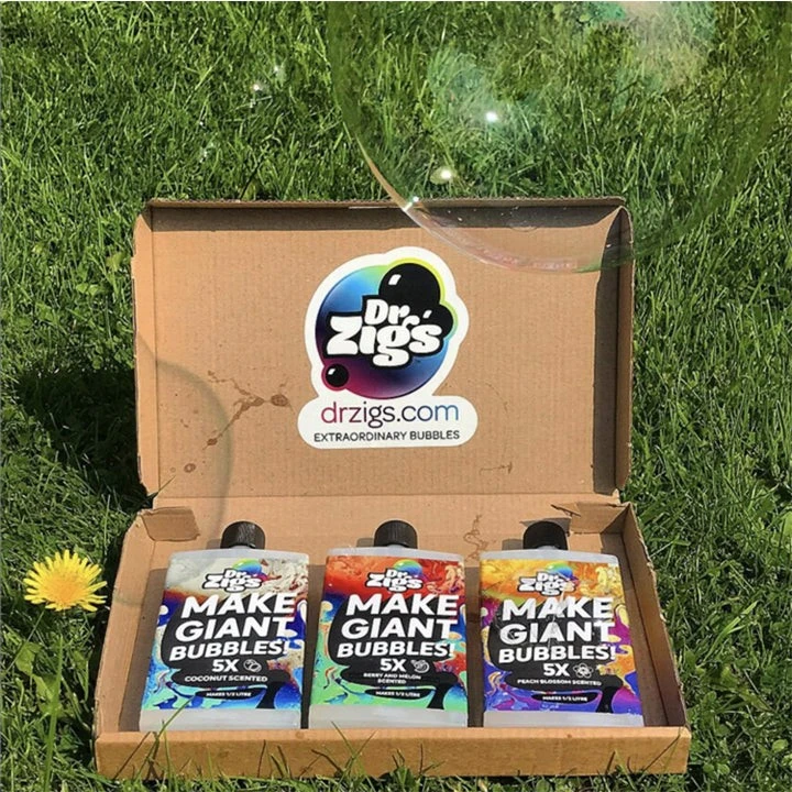 Dr Zigs Summer Edition Trio Of Scented Giant Bubble Mix For Making Giant Bubbles 4 Dr Zigs Summer Edition Trio Of Scented Giant Bubble Mix For Making Giant Bubbles - Image 2