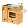 Cooker & Sink Combo With Towels - Natural -Baby Products Store Drewart Drewart Cooker Sink Combo with Towels Natural Play Kitchen