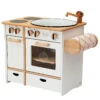 Cooker & Sink Combo With Towels - White -Baby Products Store Drewart Drewart Cooker Sink Combo with Towels White Play Kitchen
