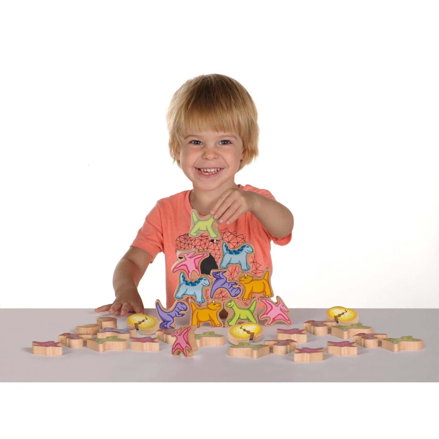 Erzi Stacking Dinosaurs XL 4 Erzi Stacking Dinosaurs XL - Image 2