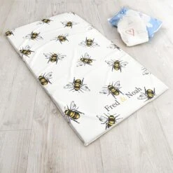 Bee Print Changing Mat ( All Sizes) 14 Bee Print Changing Mat ( All Sizes) -Baby Products Store Fred Noah Bee Print Changing Mat All Sizes Changing Mats 4