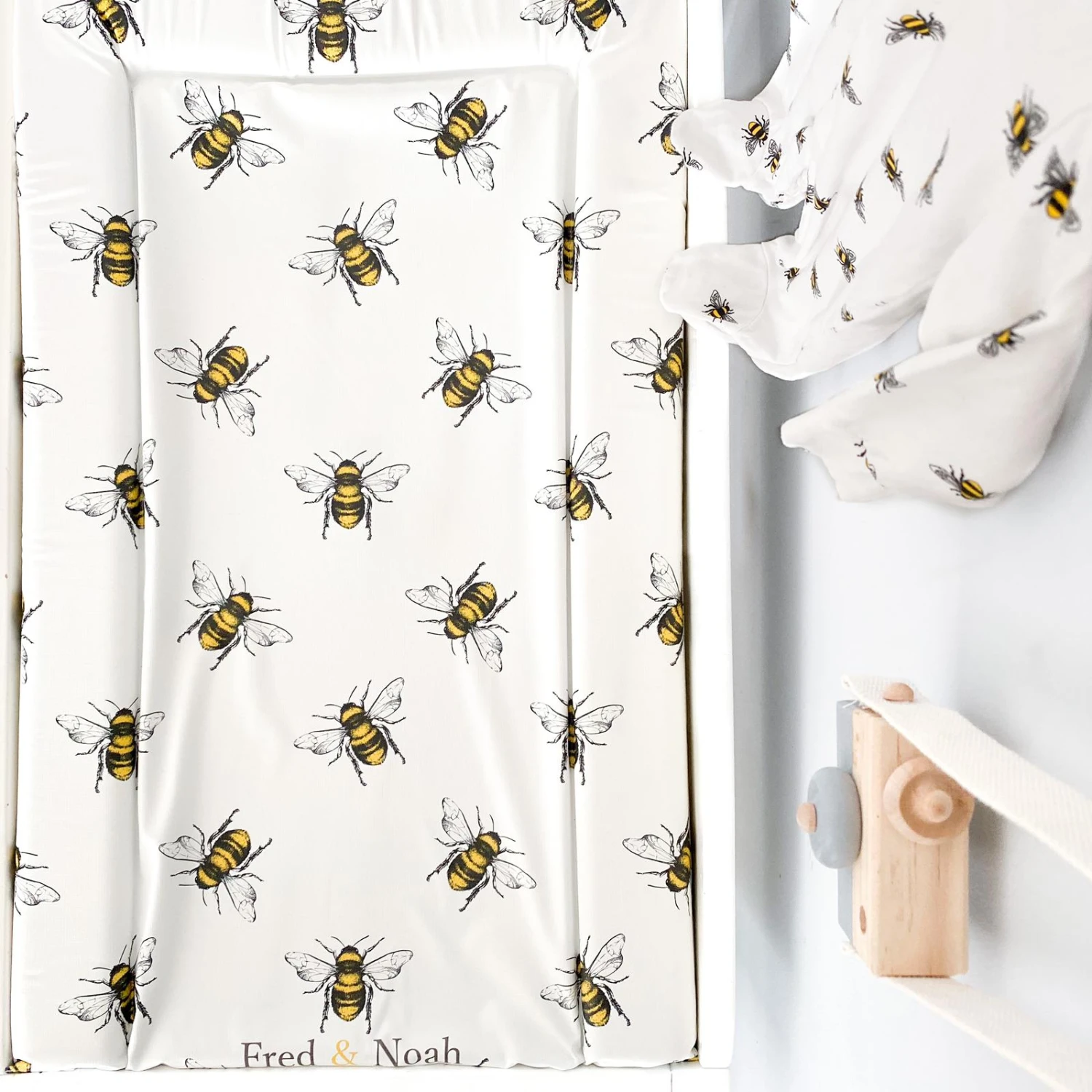Bee Print Changing Mat ( All Sizes) 7 Bee Print Changing Mat ( All Sizes) - Image 5