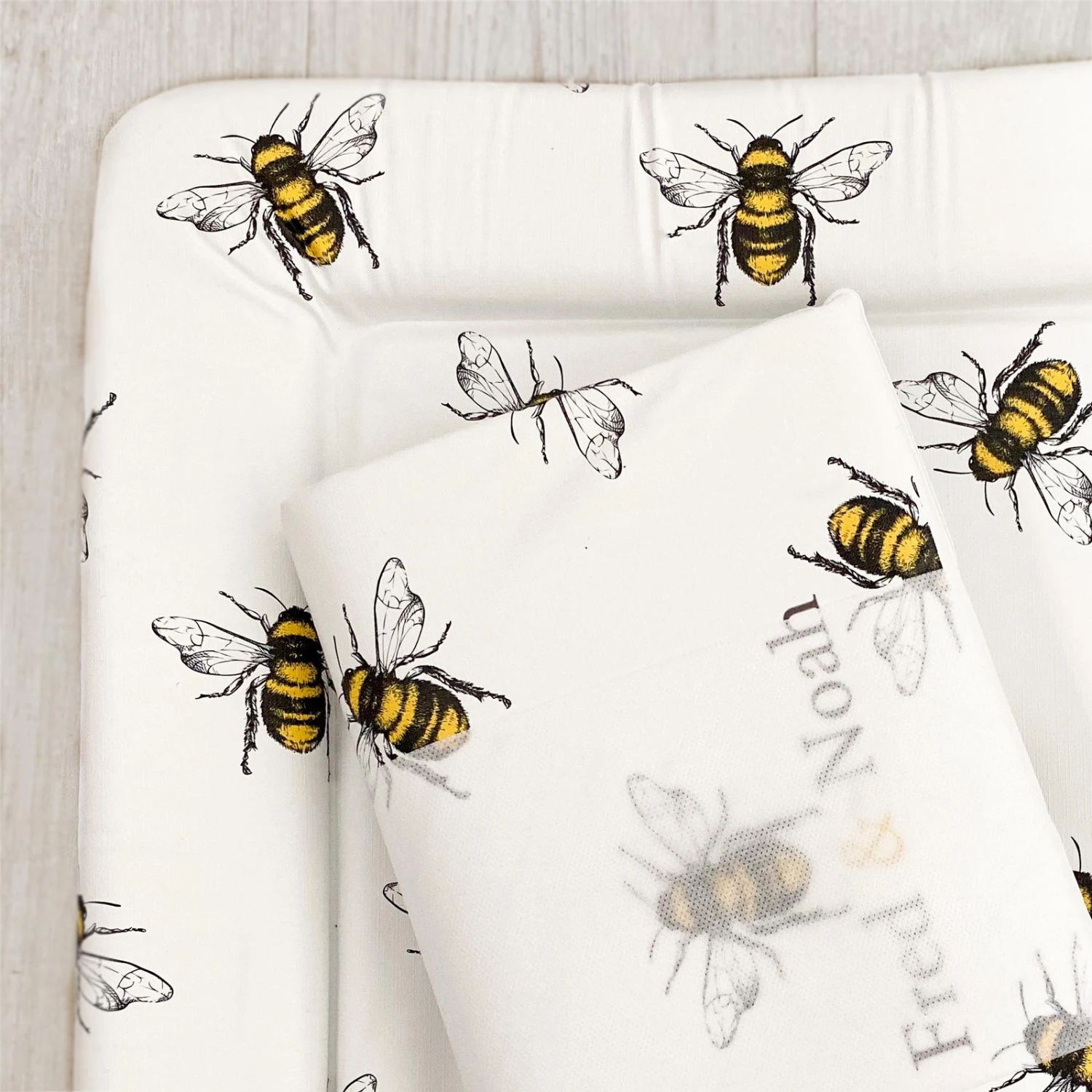 Bee Print Changing Mat ( All Sizes) 3 Bee Print Changing Mat ( All Sizes)