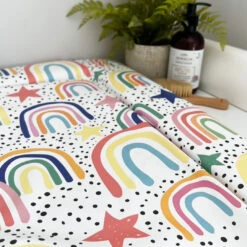 Dotty Rainbow Print Changing Mat (All Sizes) -Baby Products Store Fred Noah Dotty Rainbow Print Changing Mat All Sizes 10