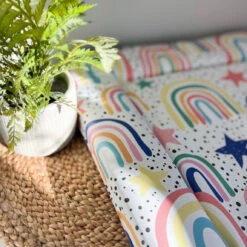 Dotty Rainbow Print Changing Mat (All Sizes) -Baby Products Store Fred Noah Dotty Rainbow Print Changing Mat All Sizes 11