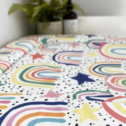 Dotty Rainbow Print Changing Mat (All Sizes) -Baby Products Store Fred Noah Dotty Rainbow Print Changing Mat All Sizes 12