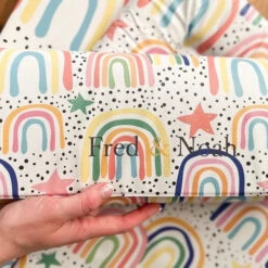 Dotty Rainbow Print Changing Mat (All Sizes) -Baby Products Store Fred Noah Dotty Rainbow Print Changing Mat All Sizes 15
