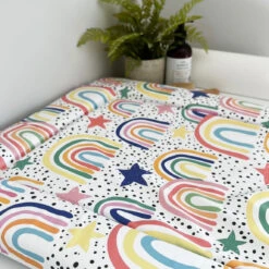Dotty Rainbow Print Changing Mat (All Sizes) -Baby Products Store Fred Noah Dotty Rainbow Print Changing Mat All Sizes 3