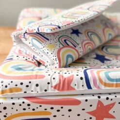Dotty Rainbow Print Changing Mat (All Sizes) -Baby Products Store Fred Noah Dotty Rainbow Print Changing Mat All Sizes 4
