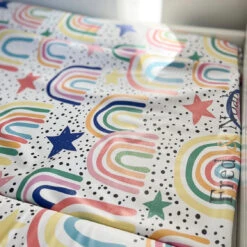 Dotty Rainbow Print Changing Mat (All Sizes) -Baby Products Store Fred Noah Dotty Rainbow Print Changing Mat All Sizes 5
