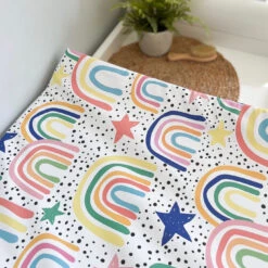 Dotty Rainbow Print Changing Mat (All Sizes) -Baby Products Store Fred Noah Dotty Rainbow Print Changing Mat All Sizes 8