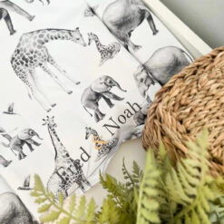 Grey Safari Animal Print Changing Mat ( All Sizes) -Baby Products Store Fred Noah Grey Safari Animal Print Changing Mat All Sizes 17