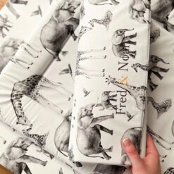 Grey Safari Animal Print Changing Mat ( All Sizes) -Baby Products Store Fred Noah Grey Safari Animal Print Changing Mat All Sizes 18