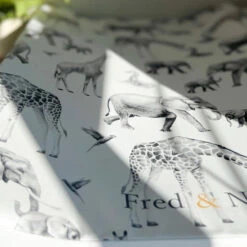 Grey Safari Animal Print Changing Mat ( All Sizes) -Baby Products Store Fred Noah Grey Safari Animal Print Changing Mat All Sizes 5