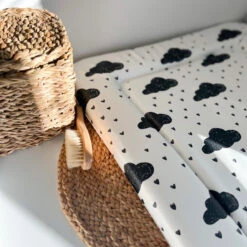 Monchrome Raindrops Changing Mat (All Sizes) -Baby Products Store Fred Noah Monchrome Raindrops Changing Mat All Sizes 8