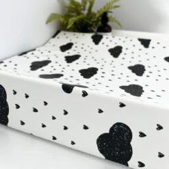 Monchrome Raindrops Changing Mat (All Sizes) -Baby Products Store Fred Noah Monchrome Raindrops Changing Mat All Sizes 9