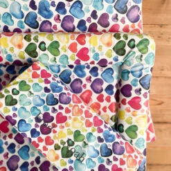 Rainbow Heart Print - Changing Mat ( All Sizes) -Baby Products Store Fred Noah Rainbow Heart Print Changing Mat All Sizes 10