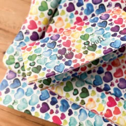 Rainbow Heart Print - Changing Mat ( All Sizes) -Baby Products Store Fred Noah Rainbow Heart Print Changing Mat All Sizes 11