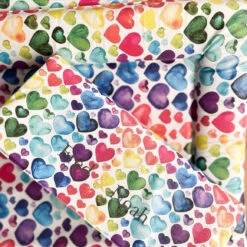 Rainbow Heart Print - Changing Mat ( All Sizes) -Baby Products Store Fred Noah Rainbow Heart Print Changing Mat All Sizes 9