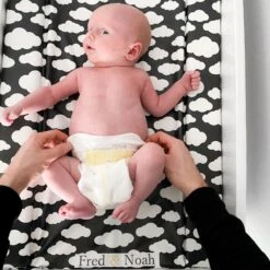 Black Cloud Changing Mat (All Sizes) -Baby Products Store Fred Noah SALE Black Cloud Changing Mat All Sizes 4