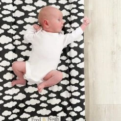 Black Cloud Changing Mat (All Sizes) -Baby Products Store Fred Noah SALE Black Cloud Changing Mat All Sizes 7