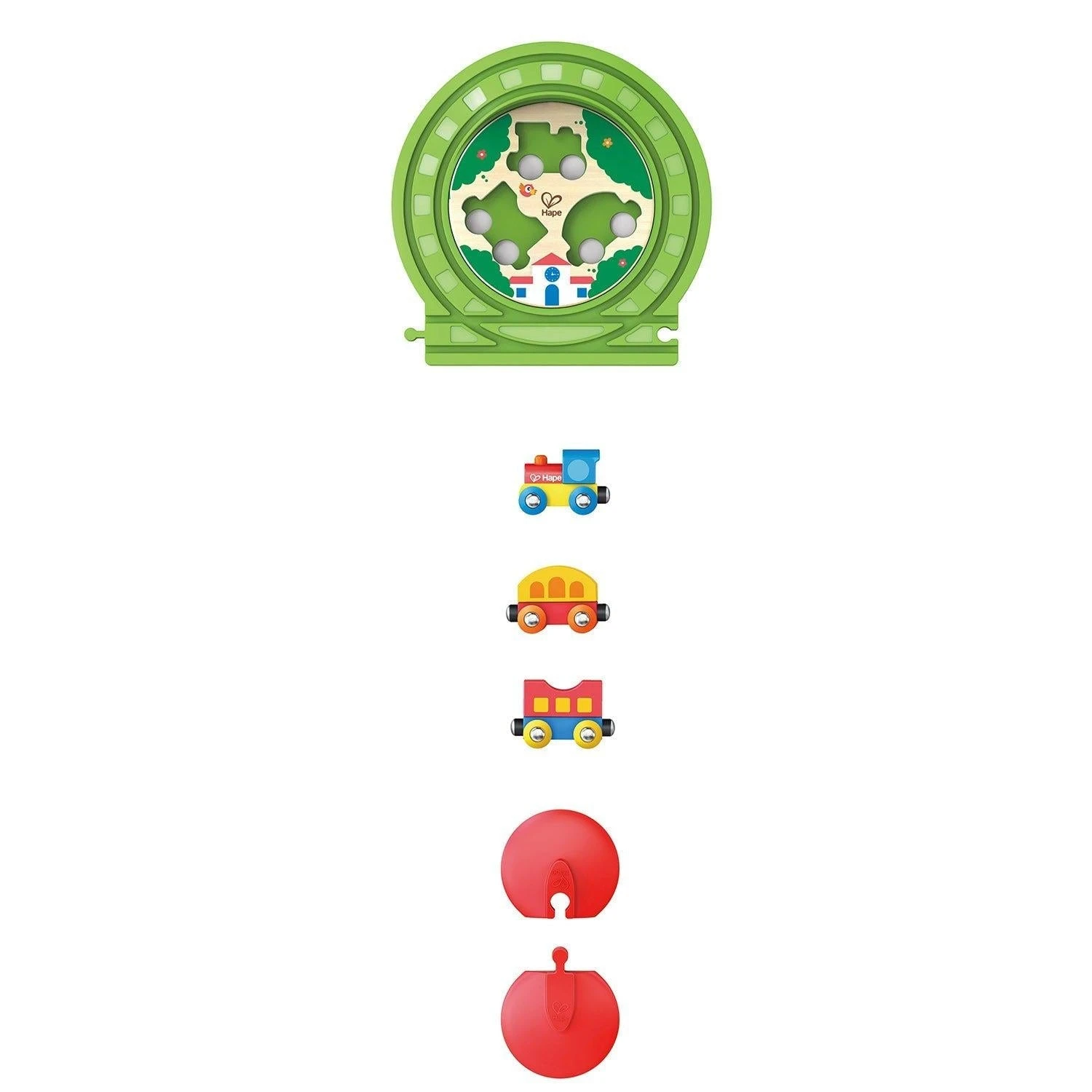 Hape Train Track Puzzle 6 Hape Train Track Puzzle - Image 4