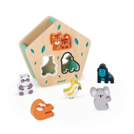 Janod Animal Shape Sorter - In Partnership With WWF® -Baby Products Store Janod Animal Shape Sorter In Partnership with WWFr