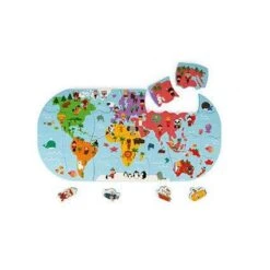 Janod Bath Explorers Map Puzzle -Baby Products Store Janod Bath Explorers Map Puzzle 4