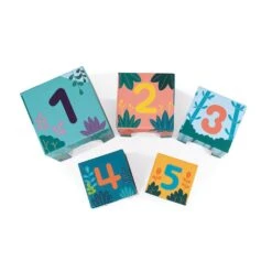 Janod Cardboard Stacking Cubes With Wooden Animals Figures - In Partnership With WWF® -Baby Products Store Janod Cardboard Stacking Cubes with Wooden Animals Figures In Partnership with WWFr 4