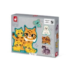 Janod Progressive Animal Puzzles (2-6 Pieces) - In Partnership With WWF®