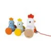 Janod Pull Along Hen And Chicks 2 Janod Pull Along Hen And Chicks -Baby Products Store Janod Pull Along Hen and Chicks