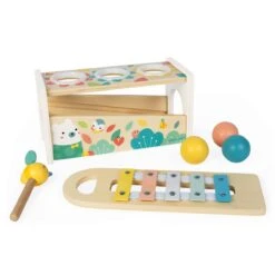 Janod Pure Tap Tap Xylophone Musical Toy -Baby Products Store Janod Pure Tap Tap Xylophone Musical Toy 4