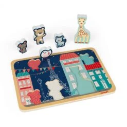 Janod Sophie La Girafe Chunky Puzzle (5 Pieces) -Baby Products Store Janod Sophie La Girafe Chunky Puzzle 5 Pieces 3