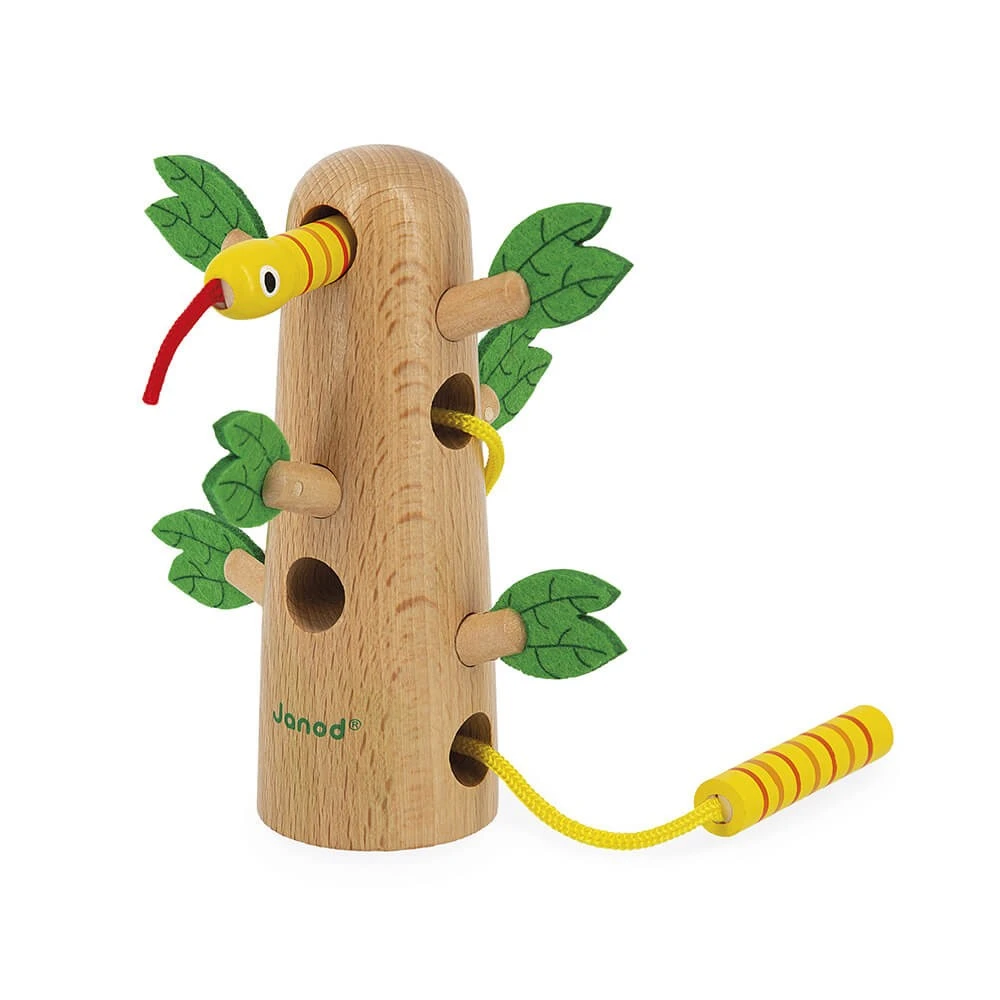 Janod Tropik Tropical Lace Up Tree - Lacing Game 4 Janod Tropik Tropical Lace Up Tree - Lacing Game - Image 2