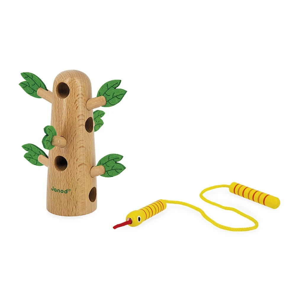 Janod Tropik Tropical Lace Up Tree - Lacing Game 5 Janod Tropik Tropical Lace Up Tree - Lacing Game - Image 3