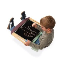 Janod White And Blackboard Table -Baby Products Store Janod White And Blackboard Table 3