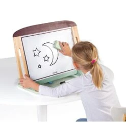 Janod White And Blackboard Table -Baby Products Store Janod White And Blackboard Table 4