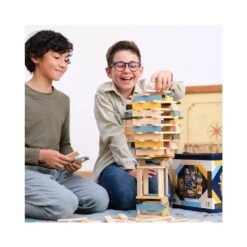 Kapla 120 Wooden Construction Blocks In Storage Box - Light Blue, Yellow, Green -Baby Products Store Kapla 120 Wooden Construction Blocks in Storage Box Light Blue Yellow Green Construction Set Toys 6