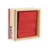 Kapla 40 Coloured Wooden Construction Blocks In A Square Box - Red -Baby Products Store Kapla Kapla 40 Coloured Wooden Construction Blocks in a Square Box Red Wooden Blocks