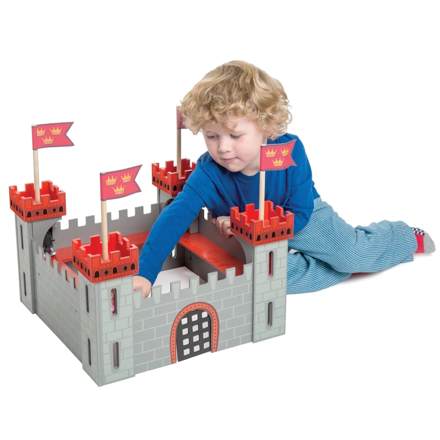 Le Toy Van My First Castle - Red 4 Le Toy Van My First Castle - Red - Image 2