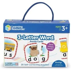 Learning Resources 3-Letter Word Puzzle Cards