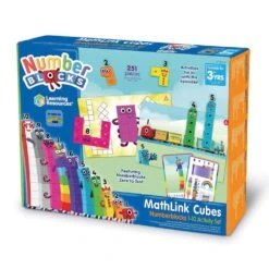 Learning Resources MathLink® Cubes Numberblocks 1-10 Activity Set - Early Years Maths Learning With CBeebies Characters