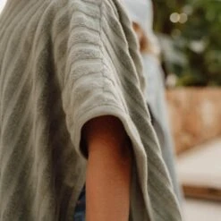 Little Dutch Beach Poncho - Olive 10 Little Dutch Beach Poncho - Olive -Baby Products Store Little Dutch Beach Poncho Olive Towelling Ponchos 3