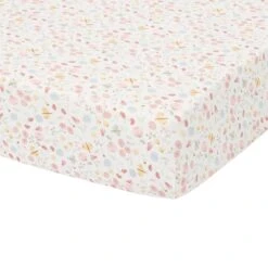 Little Dutch Fitted Bassinet Sheet 40x80cm - Flowers & Butterflies